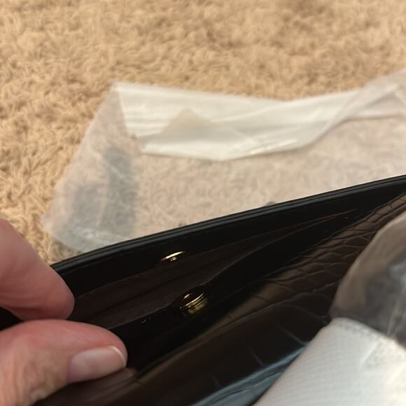 Rachel Zoe IRIM Black Crossbody Bag with Gold Ring Accent NWT - Picture 10 of 14